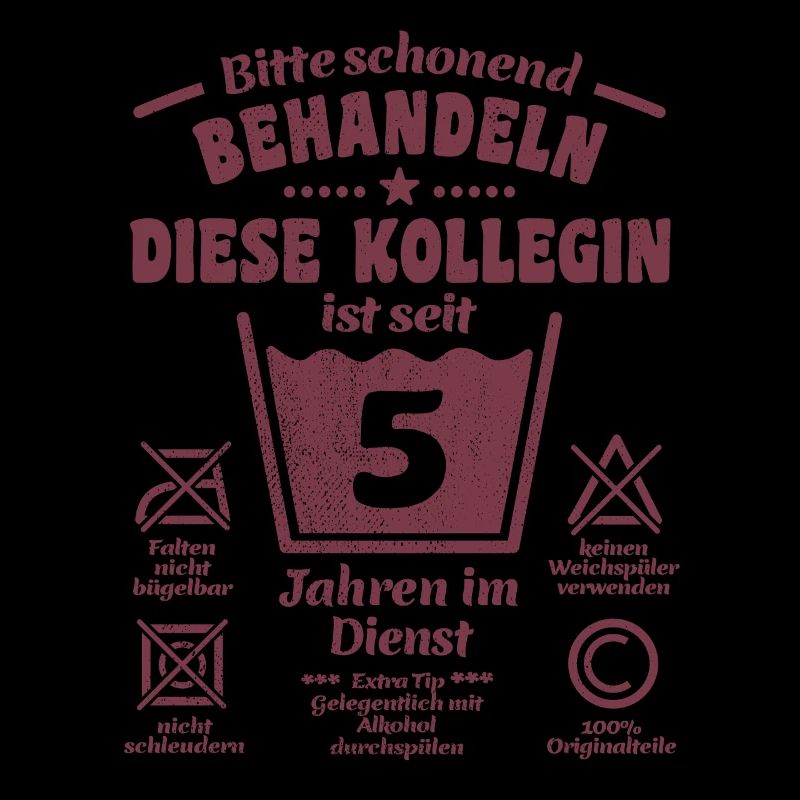 5 ans de service - Traiter avec douceur - Collègue