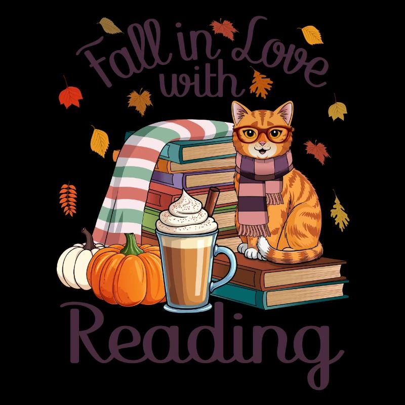 Herbst Katze Bücher 