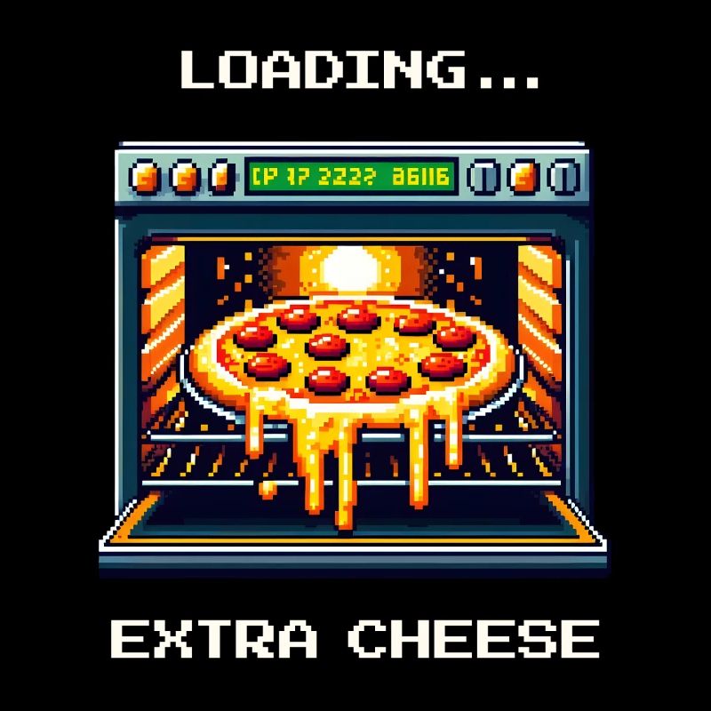 Loading... Extra Käse | Pizza Gaming Humor