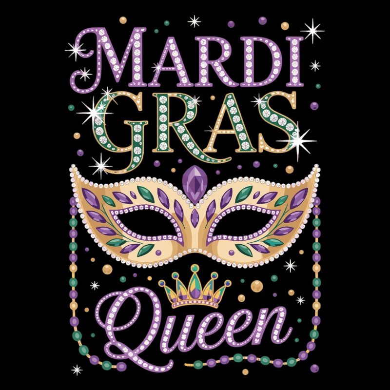 Mardi Gras Queen Carnaval Masque Chemise
