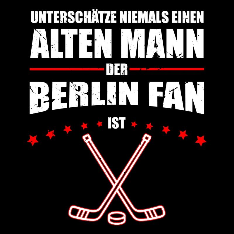Alter Mann - Berlin Eishockey Fan | Retro