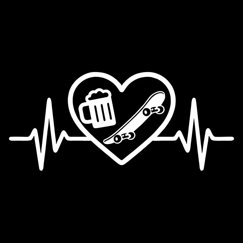 Heart Skateboard Bier