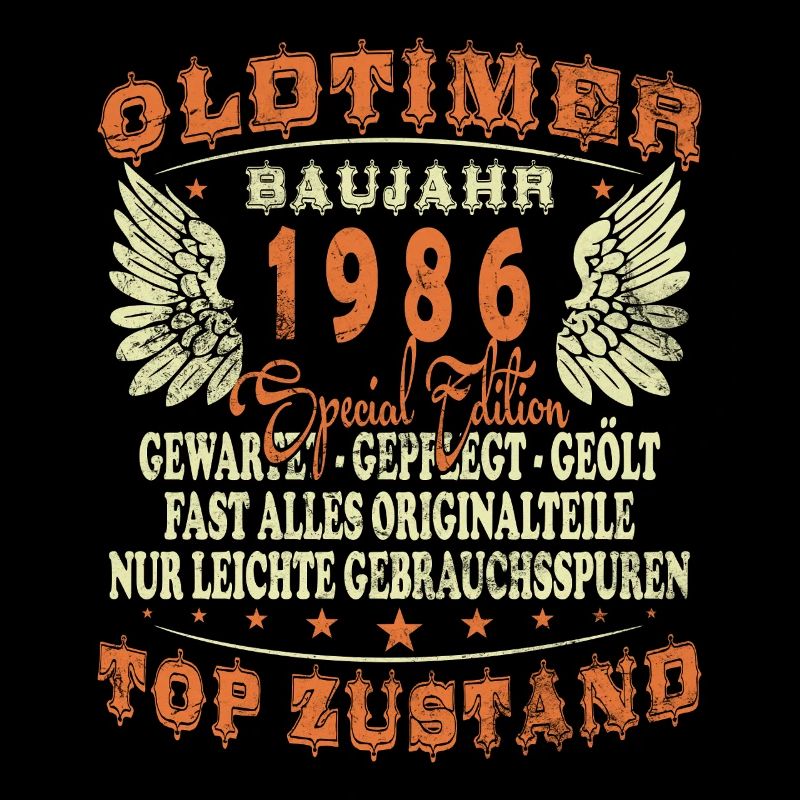 1986 Geboren Geburtstag Oldtimer