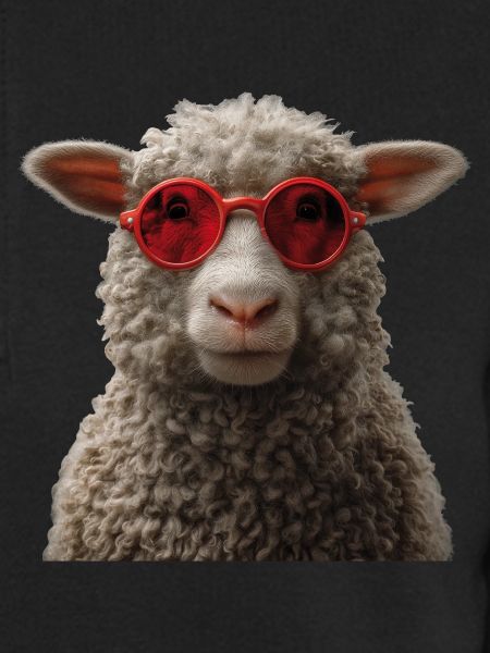 Schaf mit Sonnebrille