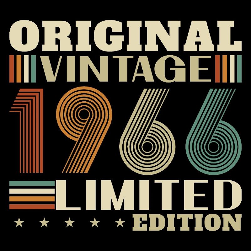 1966 Vintage Retro Geburtstagsgeschenk