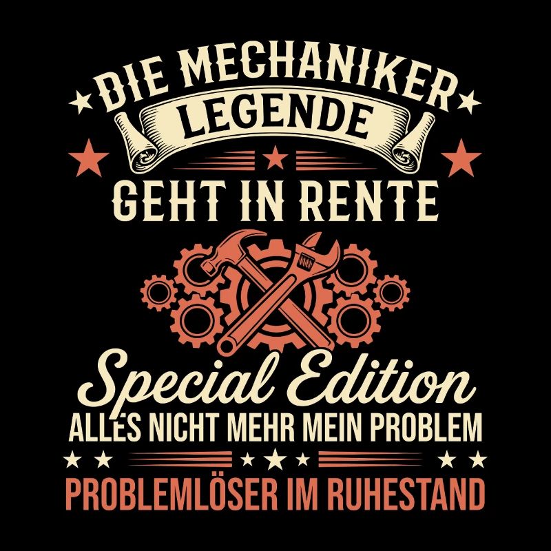 Mechanic Legend in Retirement - Retirement Gift