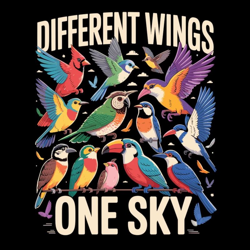 Different Wings One Sky Vogel