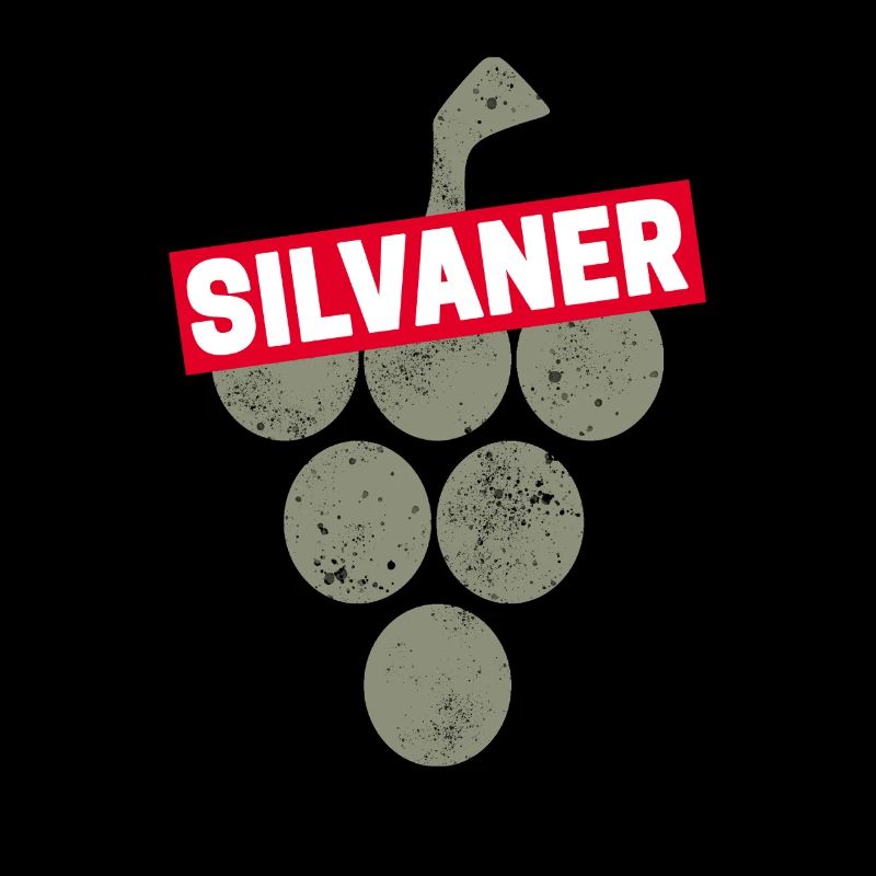 Silvaner Rebe Retro Weintrinker und Winzer Design