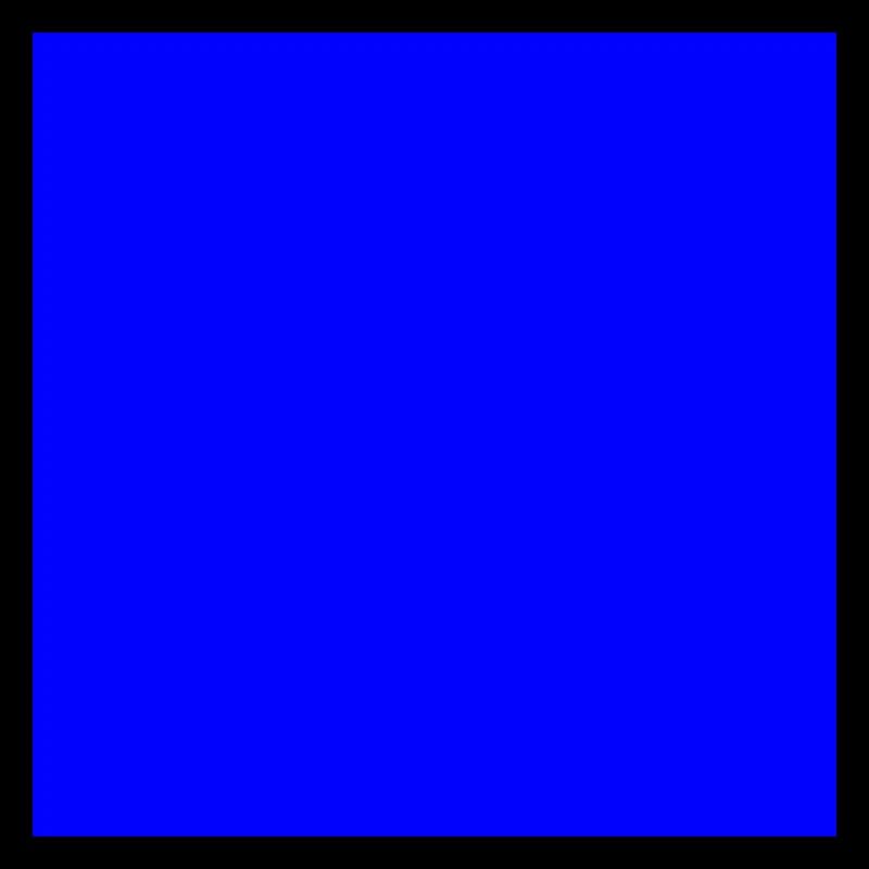 Quadrat blau