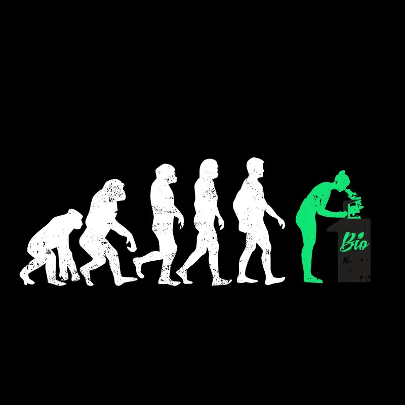 Biologe evolution geschenk beruf biologie mikro