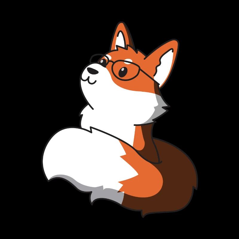 renard avec des lunettes idée cadeau idée nerd