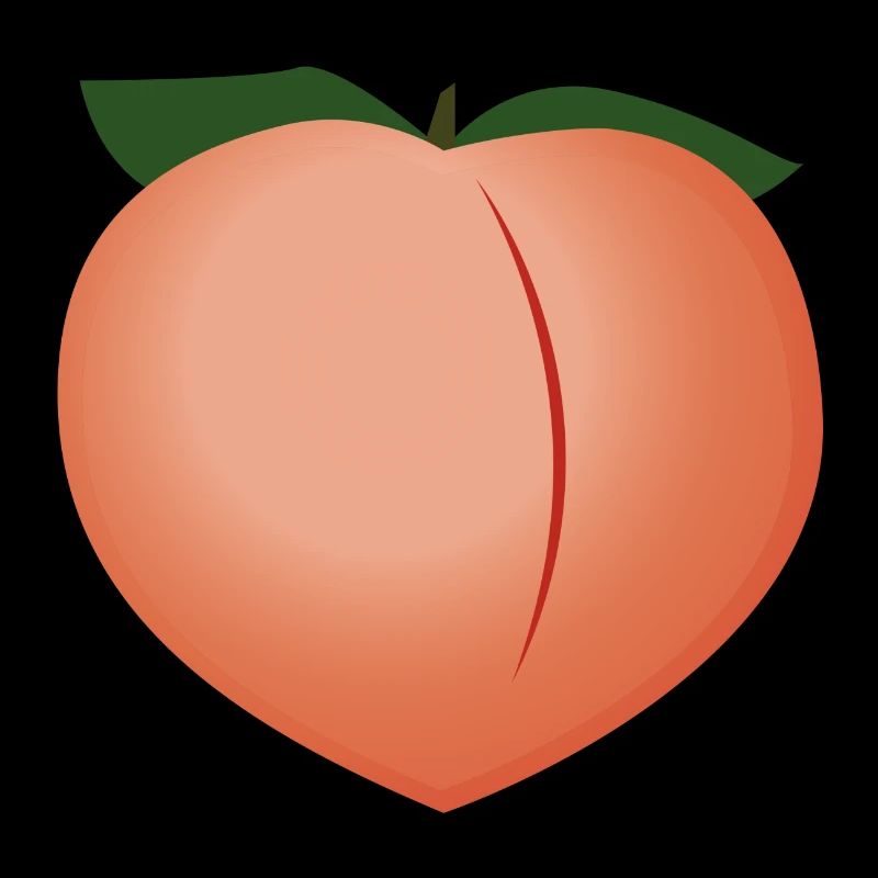 Knackiger Pfirsich
