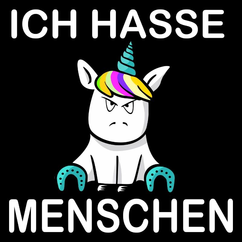 Ich hasse Menschen Einhorn