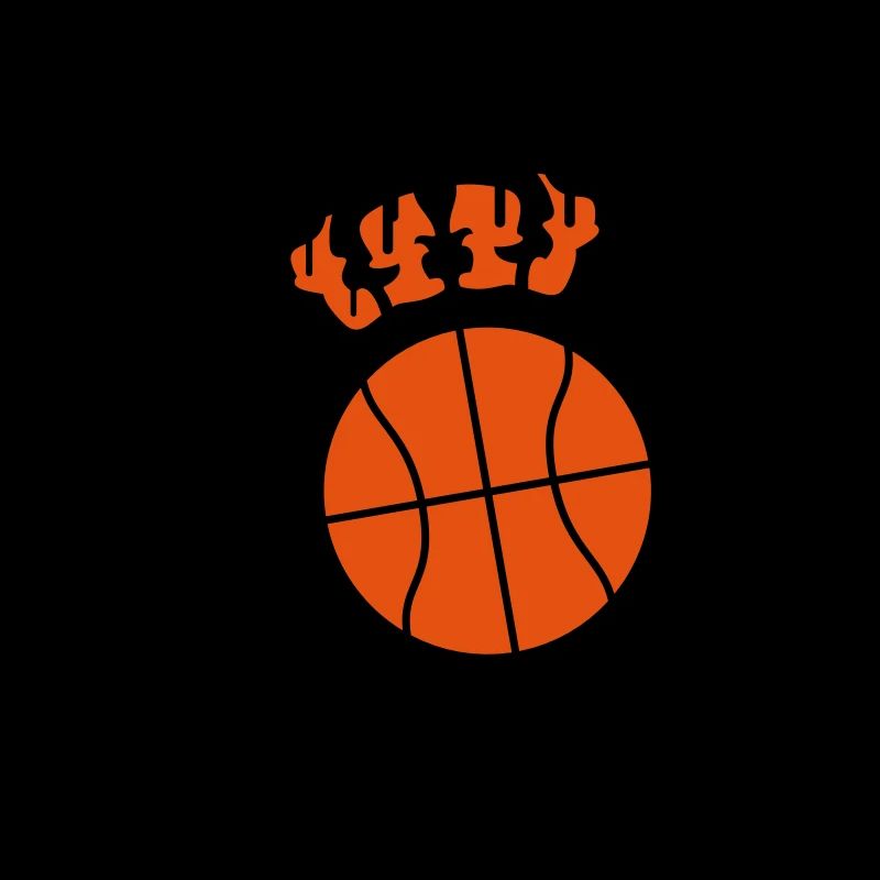 Basketball Blazon Logo Graffiti