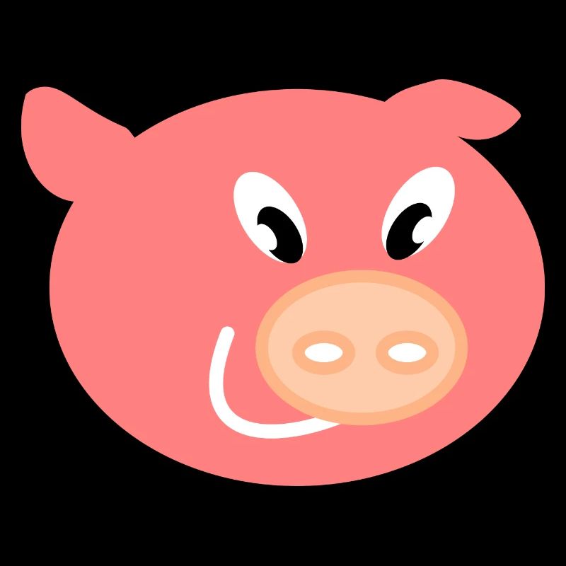Piggy pig pig head