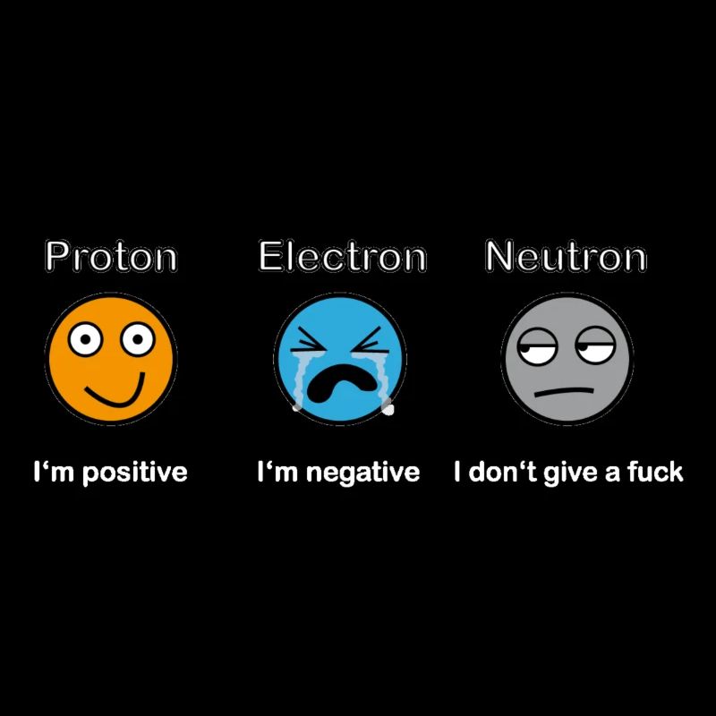 Proton électronique à neutrons