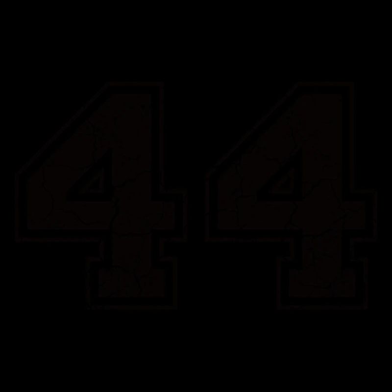 Numéro 44 avec le regard affligé