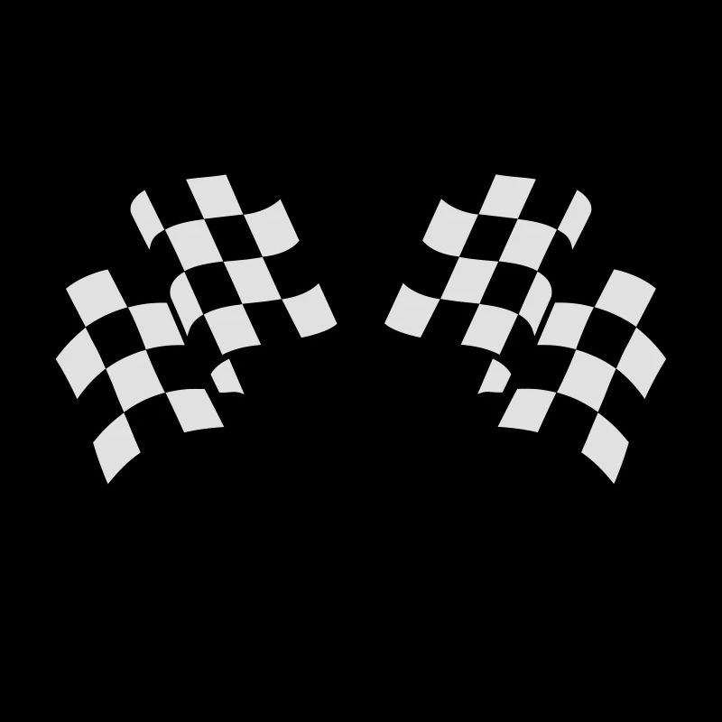 Drapeaux à Damier 2 couleur