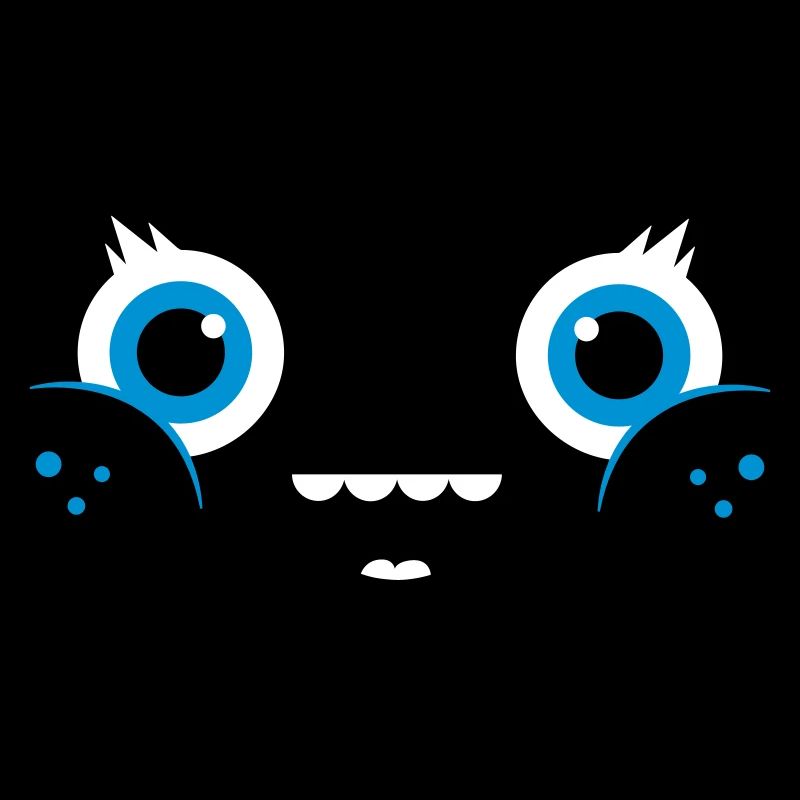 Funny & Cute Kawaii Comic Face / Smiley