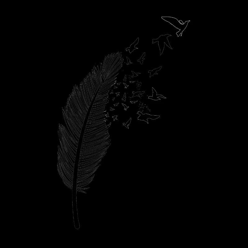 Feather and bird
