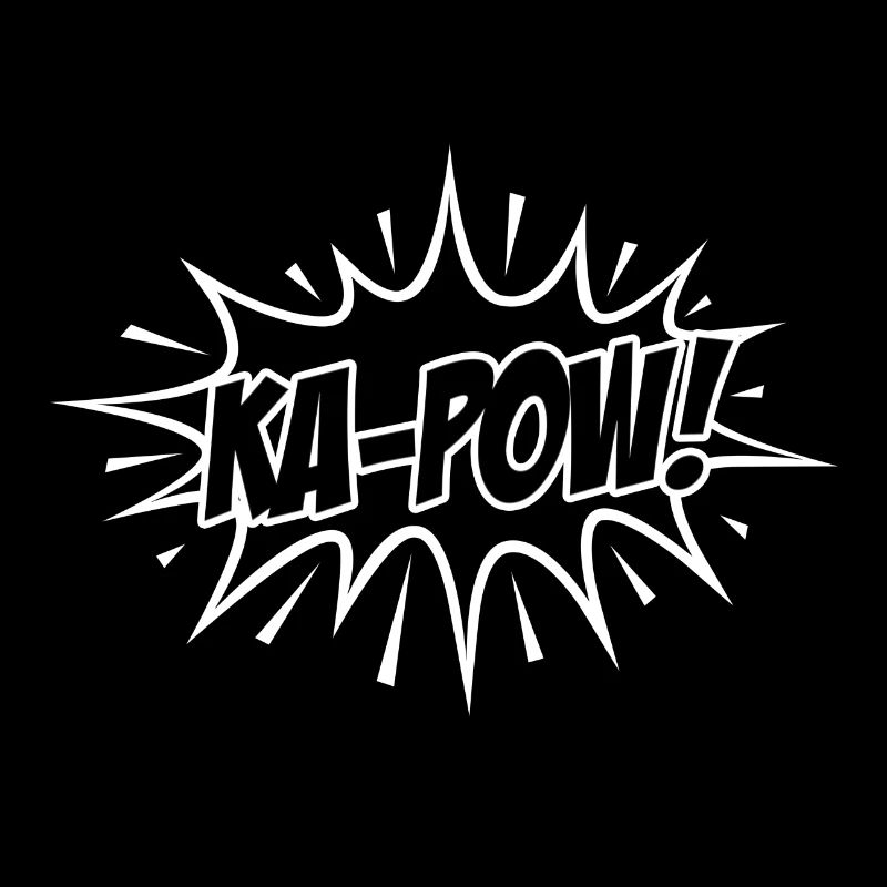 cadeau BD Comics KA-POW! explosion Drawn