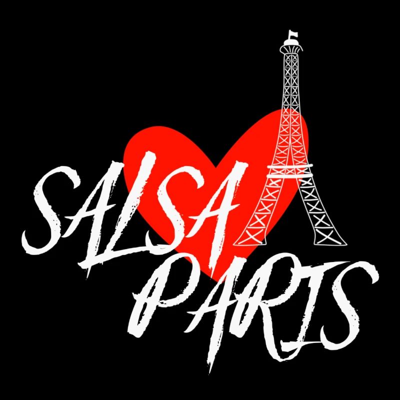 Salsa Paris white Danceshirt