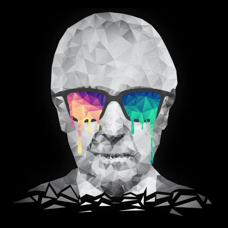 Albert Hofmann - Psychedelic Polygon Portrait