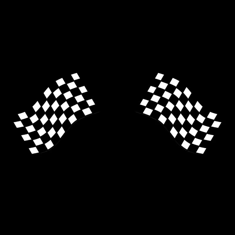 Drapeau à damier d’arrivée Flag Race End end station Idea