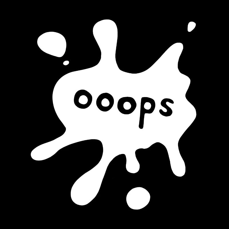 Spot ooops white