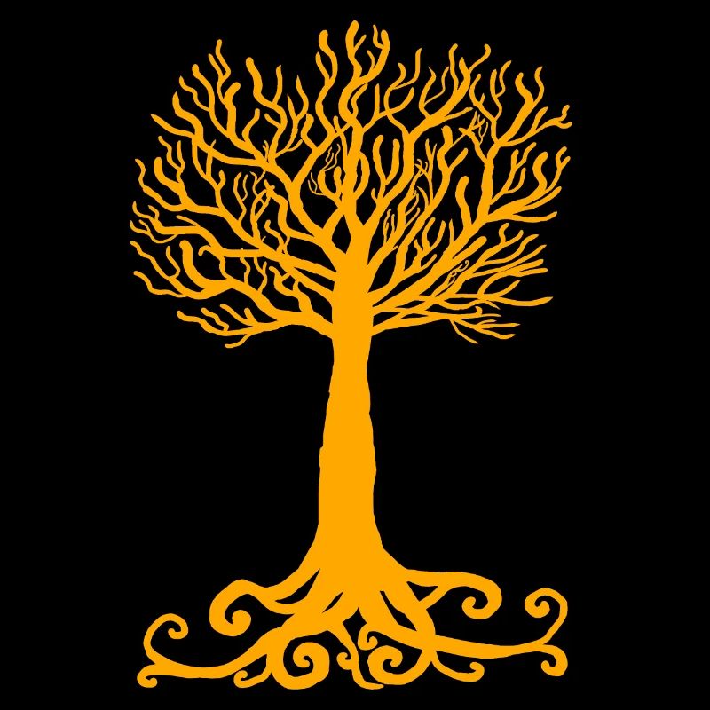 arbre jaune