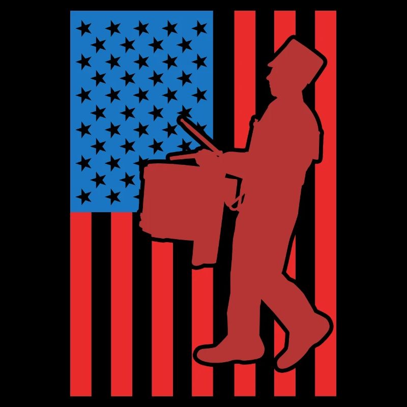 Drum USA Flag