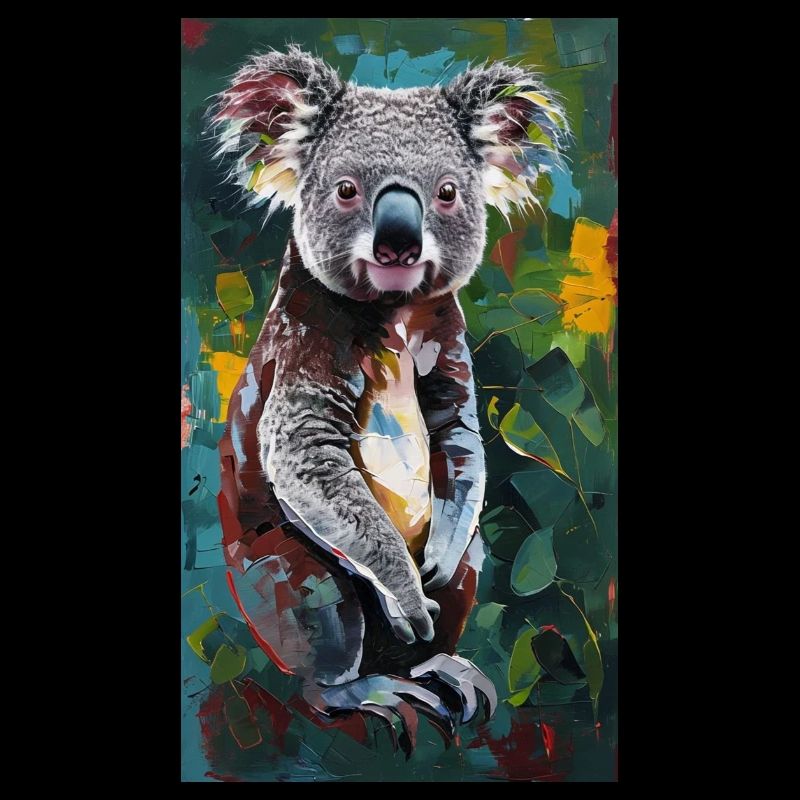 Koala Art Bande Dessinée Kunst Faune