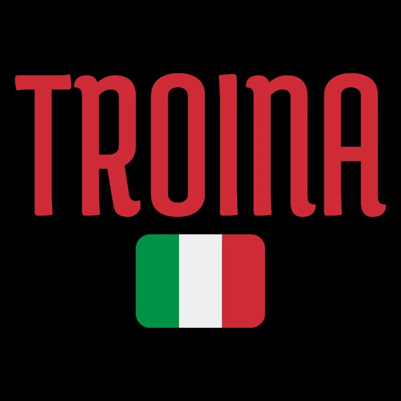 Drapeau italien de Trona