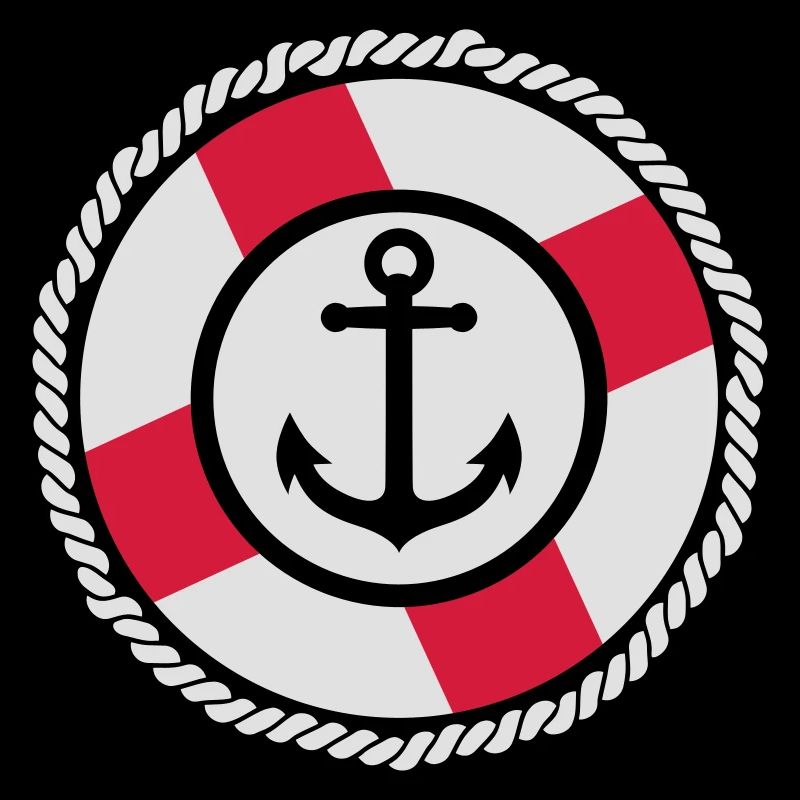 life preserver with anchor
