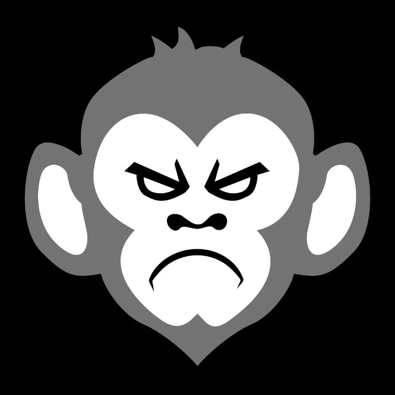 Grumpy Monkey