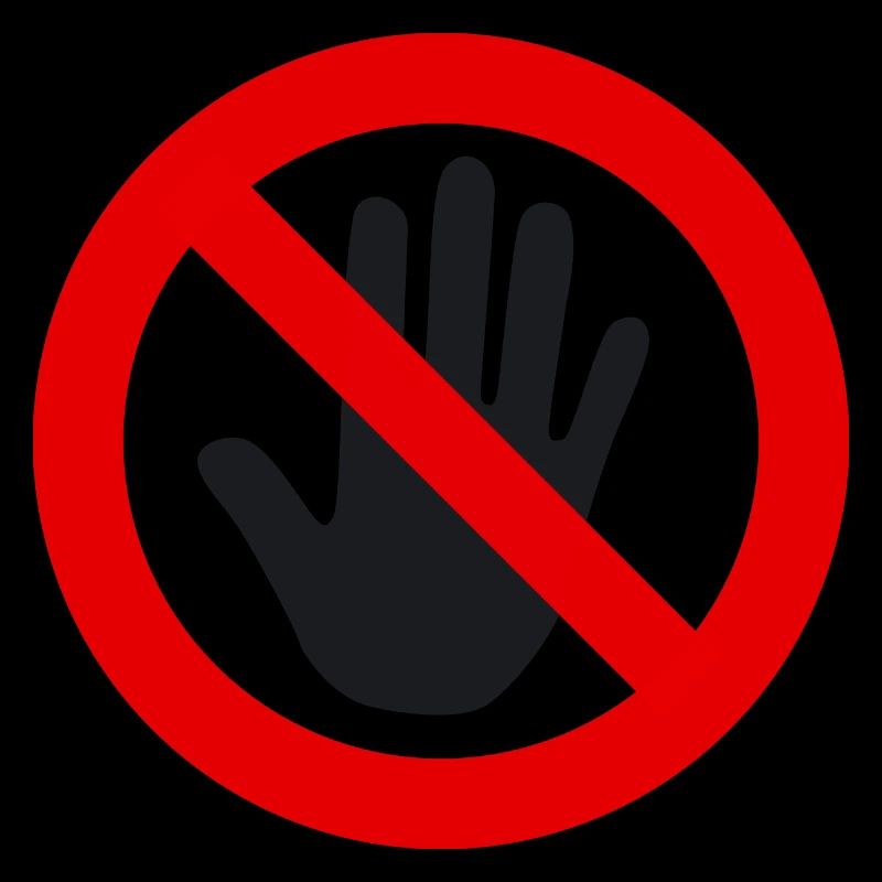 anfassen verboten
