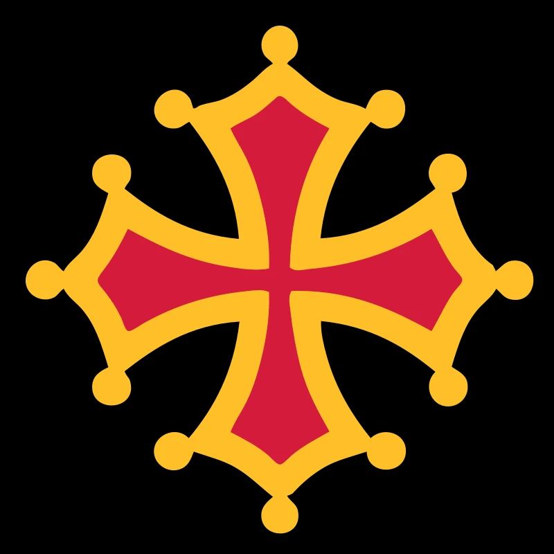 croix occitane graphique vectoriel