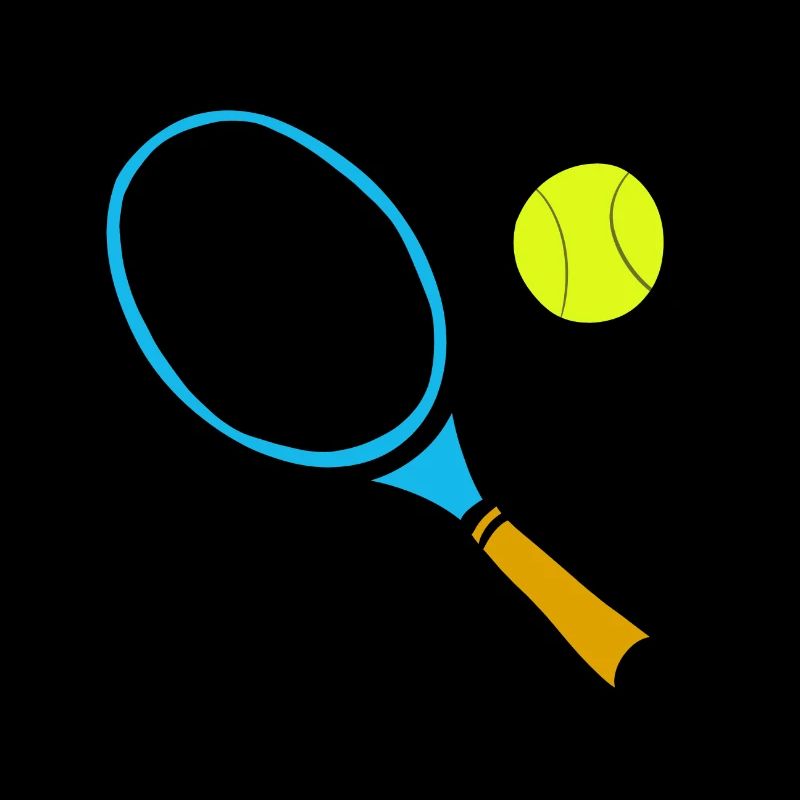 Tennisschläger Comic