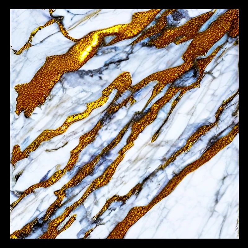 Le marbre blanc rencontre l’or