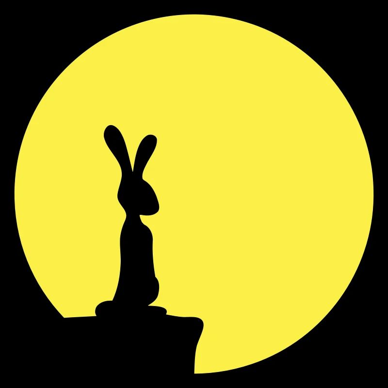 Rabbit Moon Cliff Mountain Night Round Sun Peeps Stands