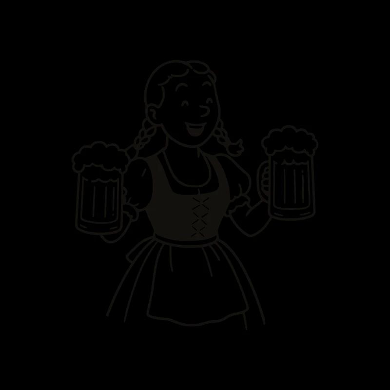 Bier Mädchen - Ein Prosit der Gemütlichkeit