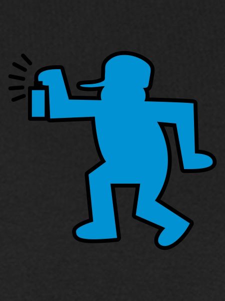 Graffiti-Mann
