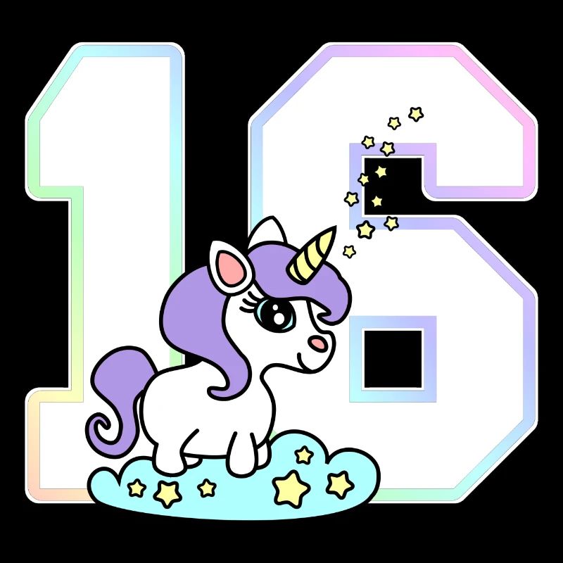 16 Nummer Einhorn