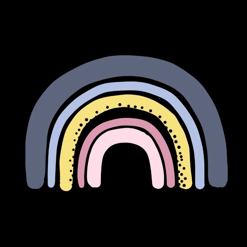 Regenbogen pastell