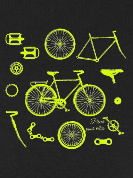 Fahrradteile Illustration