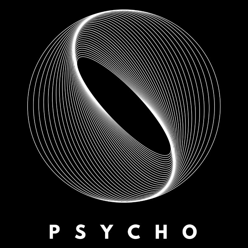 Psycho Mobius Loop Minimal Streetwear Tee