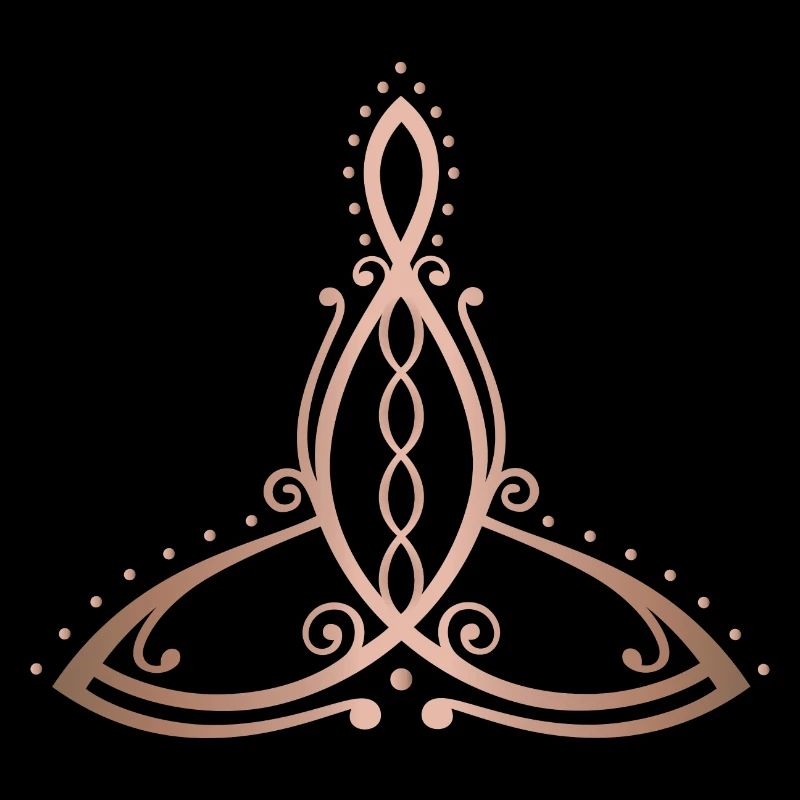 Celtic Motherhood Symbol Mutter mit vier Kindern