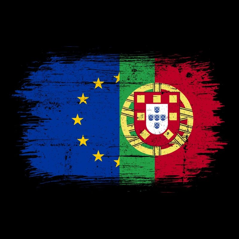Drapeau de l’unité de l’UE et du Portugal