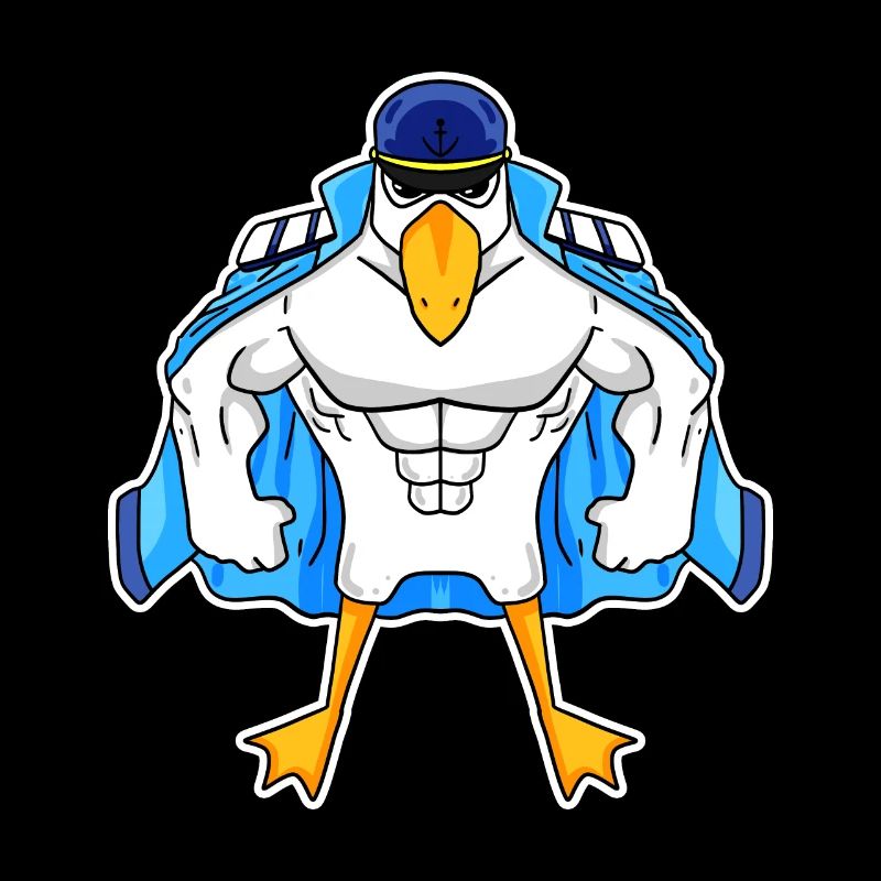 Muscular Seagull Seagull Gift