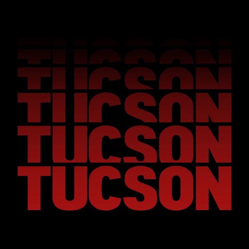 Tucson Schriftzug Gradient Poster